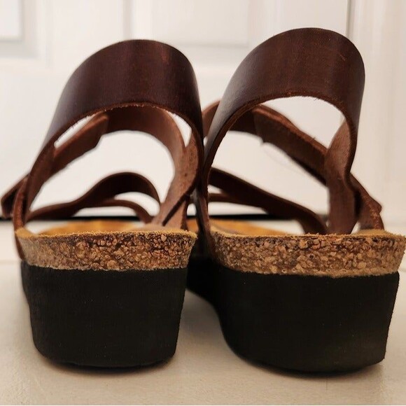 Naot Kayla Sandals Buffalo Leather Sz 6.5 (37) - Picture 9 of 11